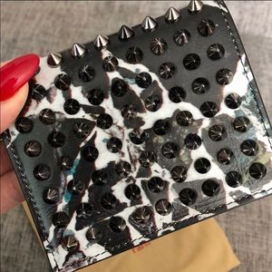 Christian louboutin paros carrara marbel wallet